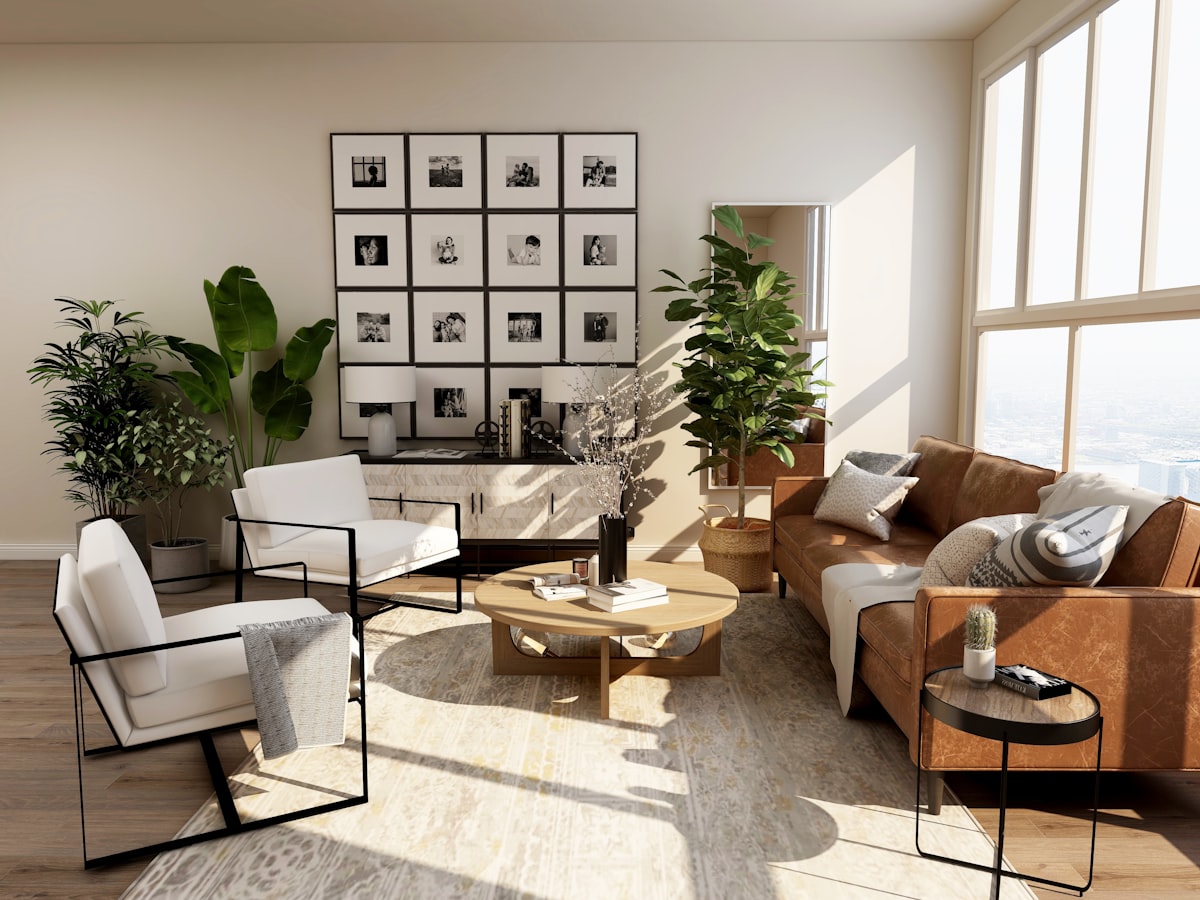 Residential living room (demo stock photo)